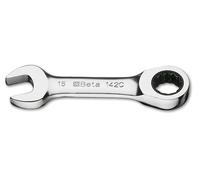 Chiavi Combinate Beta 142C Diritte A Cricchetto Cromate da 8x8 a 19x19 mm