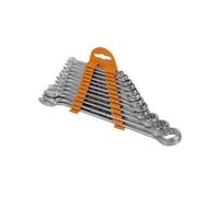 12 Chiavi combinate CRV con teste inclinate di 15° Valex