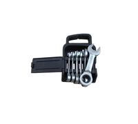 Chiavi combinate corte a cricchetto set 7 pz in raccoglitore di plastica