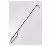 Chiavi di sollevamento for tombini a forma di D in acciaio inossidabile, robusto gancio di trazione for copertura fognaria/fossa settica, grande estrazione for serranda avvolgibile for la casa(Dia0.6c