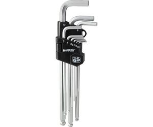 CHIAVI ESAGON.MASCHIO LUNGHE IN SERIE MAURER PLUS 9PZ - CF. BLISTER