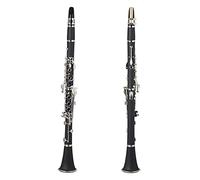 Chiavi In Argento Black Bakelite BB Clarinetto Piatto Con Custodia Per La Pulizia Della Custodia Di Trasporto