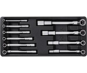CHIAVI PER INSERTI A TUBO PER CASSETTO, 10 PEZZI. YT-55456 YATO