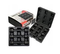 CHIAVI PER MOZZI RUOTA-KIT 6 PEZZI BUSSOLE PER AVVITATORI TESTA XZN M14-M16-M18