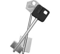 Chiave doppia mappa cerutti viro 5c4 silca ottone nichelato (5 pezzi) Silca