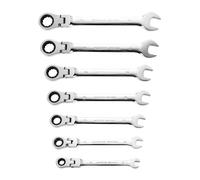 Chiavi snodo a cricchetto set 7 chiave fisse combinate snodabili