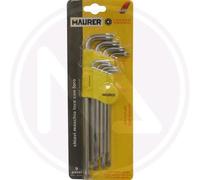 CHIAVI TORX LUNGHE MAURER 9 PZ