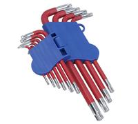 Chiavi Torx Star lunghe colorate 10 pezzi con supporto T9 - T50 antiscivolo G...
