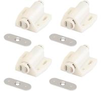 Chiavistelli a spinta magnetici, 4/8 Pezzi Chiusure Magnetiche Singole for Armadietti Invisibili for Chiudiporta for Mobili, Armadi