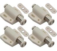 Chiavistelli a spinta magnetici, 4 Pezzi Di Pressione Magnetica Singola for Aprire Le Ante Dell'armadio Con Chiusura A Sfioramento for La Casa
