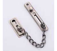Chiavistello a catena per porta, senza punzonatura, blocco di sicurezza, con catena saldata temprata, materiale in acciaio inossidabile (bronzo verde)
