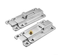 Chiavistello a molla in acciaio inossidabile con funzionamento manuale a doppia direzione e durata galvanizzata (10,2 cm (7,6 cm (doppia direzione))