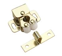 Chiavistello a molla per armadietto - di bloccaggio in metallo avanzato e professionale, meccanismo di bloccaggio a doppia con perline decorative, ideale per porte di armadi, mobili