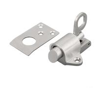 Chiavistello automatico per porte, meccanismo di chiusura a molla in acciaio inossidabile, chiusura antifurto automatica per balcone e battente, senza bisogno di attrezzi, 45 x 42,5 mm