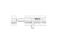 Chiavistello Compatibile Con Parti Del Cancello In Lega Di Alluminio | Dimensioni Da 2-8 Pollici. Chiavistello A Barilotto In Lega Di Alluminio Nero/argento. Adatta Cancelli/porte.(WHITE,8inch)