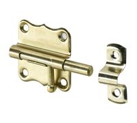 Chiavistello con fermo 50x45 mm ottonato Ottonata