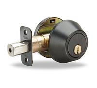 Chiavistello di sicurezza serie Edge in bronzo lucidato a olio - Cilindro singolo