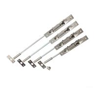Chiavistello in acciaio inox per porte in legno e finestre, realizzato con materiale di grado 304 per resistenza all'esposizione ambientale (25,4 cm)