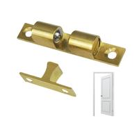 Chiavistello magnetico per porta, chiusura a in ottone a doppio rullo, per porta 'armadio, fibbia in rame per mobili | Chiusura per libreria e armadio