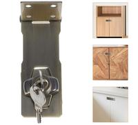 Chiavistello Per Lucchetto Serratura Porta in Metallo Blocca Hasp