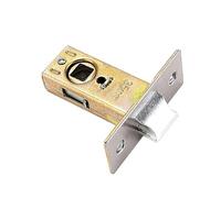 Chiavistello per porta, 1 pezzo in acciaio inox, tipo invisibile, per uso con maniglie a leva (piatto 35 mm)