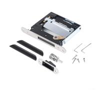 Chiavistello per porta a scomparsa, silenzioso e piatto, in lega di zinco, per interni, con maniglia antibloccaggio, adatto a porte spesse 40-48 mm, chiavistello scorrevole spazzolato per camera da