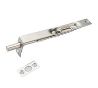 Chiavistello per Porta in Legno 1Pcs 4/6Inch Stainless Steel Hidden Door Bolt Security Guard Latch Sliding Lock Bathroom(6 inch)