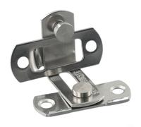 Chiavistello per porta scorrevole ad angolo retto in acciaio inox da 7,6 cm, per la sicurezza della porta della stanza, serratura dell'armadio, serratura del cassetto, serratura della gabbia per