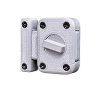 Chiavistello per porta, serratura notturna, 4,5 x 3,5 x 1,38 cm, accessori per porta interna, in acciaio liscio, sicurezza per casa, camera da letto, posto di lavoro, dormitorio, soggiorno, garage