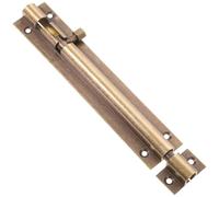 Chiavistello Porta Scorrevole Antico in Rame Oro per Bagno | Porta in Legno e Finestra, Installazione Diy, Finitura Anticorrosione, Struttura Affidabile e Ferma