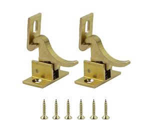 Chiavistello Porta Scorrevole Serratura - 2 pcs per Porte di Sicurezza, in Legno Finestre e da Giardino, 90 gradi finestra, ad angolo retto con fibbia bulloni hardware accessori la casa