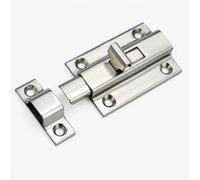 Chiavistello scorrevole in acciaio inossidabile for porta del bagno, camera da letto, WC, serratura scorrevole, perno for porta vecchio stile, serratura bidirezionale, 1 pezzo(HHMSQ65)
