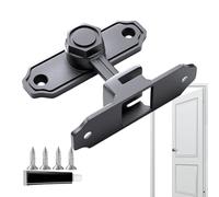 Chiavistello scorrevole per porta del fienile | Gancio di sicurezza in lega di zinco da 9 cm | Chiavistello di sicurezza con 4 viti 1 colla | Serratura di sicurezza per il capanno di casa