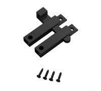 Chiavistello scorrevole per porta realizzato in robusta lega di alluminio per una maggiore sicurezza e un funzionamento regolare, adatto per varie porte (nero)