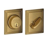 Chiavistello singolo cilindro con finiture Addison, ottone antico (B60 N ADD 609)