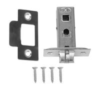 Chiavistello tubolare a mortasa in acciaio inossidabile per la privacy interna del bagno o porte di passaggio, funzionamento silenzioso liscio, facile da installare, reversibile, 35 mm, 40 mm, 45 mm