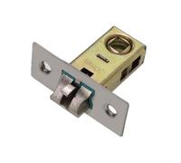 Chiavistello tubolare a mortasa in lega di zinco con bullone a forcella, adatto per porte interne, reversibile per adattarsi a porte aperte sia a destra che a sinistra (30 mm)