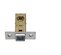 Chiavistello tubolare a mortasa per porta interna, con bullone passante, design piatto reversibile per apertura a sinistra o destra, compatibile con porte non sospese, struttura in lega di zinco, (35