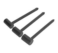 Chiavita a Roda di Capriata, Chiave di Capriata della Chitarra 3pcs Rotella per Chitarra Rotaia 7mm / 8mm / 6,35 Mm Truss Rod Rod Strumento Strumento Regolazione dello Universale (Nero 6,35 mm + 7