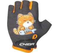 Chiba Cool - guanti ciclismo - bambini Grey/Orange M (5)