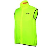 Chiba Unisex Windblocker Safety Gilet Neon Yellow XL