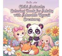 Chibi Animals: Coloring Book for Adults with Adorable Kawaii Creatures: 50 Cute Chibi Animal Illustrations Featuring Pandas, Kittens, Bunnies, and More in Cozy Scenes for Relaxation and Stress Relief