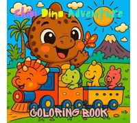 Chibi Dinosaur Adventure Coloring Book: Kawaii Chibi Dino World with Fun, Easy and Imaginative Coloring Pages for Toddlers, Preschool & Early Learners | 8.5 x 8.5 inches