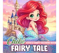 Chibi Fairy Tale Coloring Book: Adorable Princess Coloring Pages Featuring Diverse Maiden Designs for Girls, Kids, Toddlers to Enjoy and Have Fun