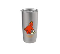 Chibi Godzilla colpisce ancora Bicchiere termico in acciaio inox doppia parete