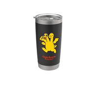 Chibi Godzilla Colpo Indietro Chibi Gidora Bicchiere termico in acciaio inox doppia parete