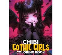 Chibi Gothic Girls Coloring Book: Tiny Worlds of Cute and Creepy Coloring Pages With Chibi Gothic Characters and Eerie Mini Scenes For Teens and Adults Stress Relief and Creativity