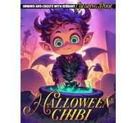 Chibi Halloween Coloring Book: Cute Spooky Character Coloring Pages Featuring Tiny Haunted Friends, Eerie Scenes, and Relaxing Designs for All Ages