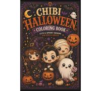 Chibi Halloween Coloring Book: Cute Spooky Characters to Color: Adorable Witches, Ghosts, Vampires & More - Fun Halloween Art for Kids & Teens
