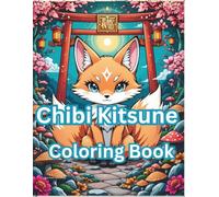 Chibi Kitsune Coloring Book: 114 Cute Japanese Fox Spirits and Magical Fantasy Creatures for Teens and Adults